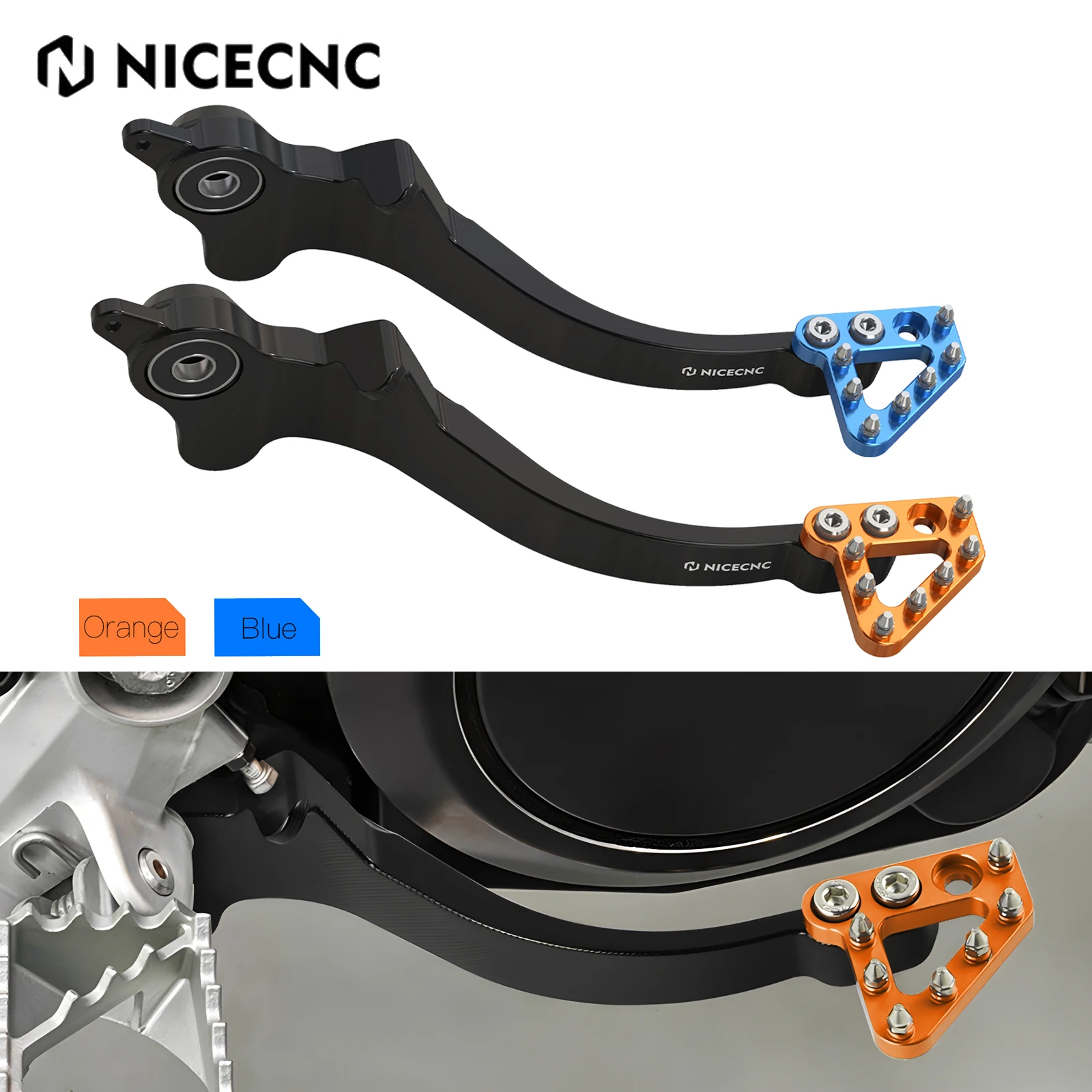 NiceCNC Brake Pedal Lever For Husqvarna 701 Enduro 701 Supermoto 2016-2019 For KTM 690 Enduro R 690 SMC R 2011-2018 2012 2013