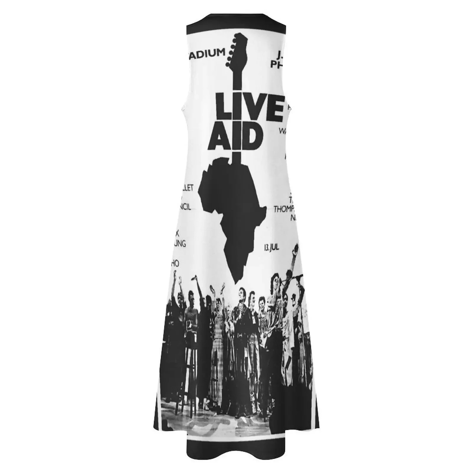 Live Aid ≥27;85 Classic T-Shirt Long Dress dress women summer prom dresses ชุดราตรีผู้หญิง