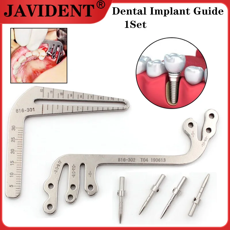 

JAVIDENT 1 комплект направляющих для позиционирования зубных имплантатов, комплект для позиционирования угла для сверления полости рта, стоматологические инструменты