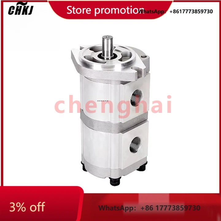 

CHKJ-2025NEWZhengquan HGP-33A-F6/6R Double Gear Pump Hydraulic High Pressure Oil Pump Is Used for Power Plant and Small Hydrauli