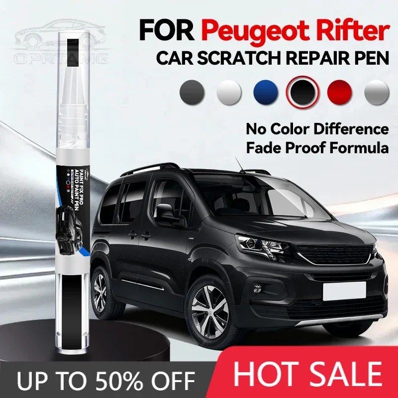 OPRTAMG Purpose Vehicle Car Paint Repair Pen For Peugeot Rifter Paint Scratch Repair Accessories Black Grey Red Sliver Morni