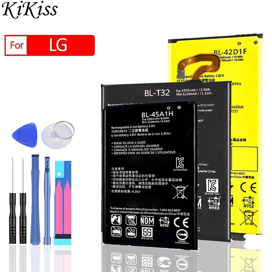 BL-49SF BL-42D1F BL-T32 BL-51YF BL-53YH Battery For LG G2 G3 G4 G5 G6 G7 G8 ThinQ G3S G3c mini H735T H525N G4mini Beat G4S h736