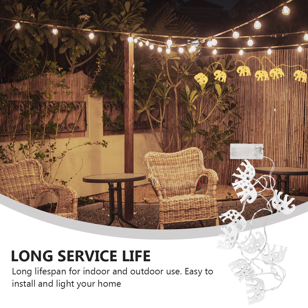 Рисунок 6 - Светодиодные гирлянды в форме слона