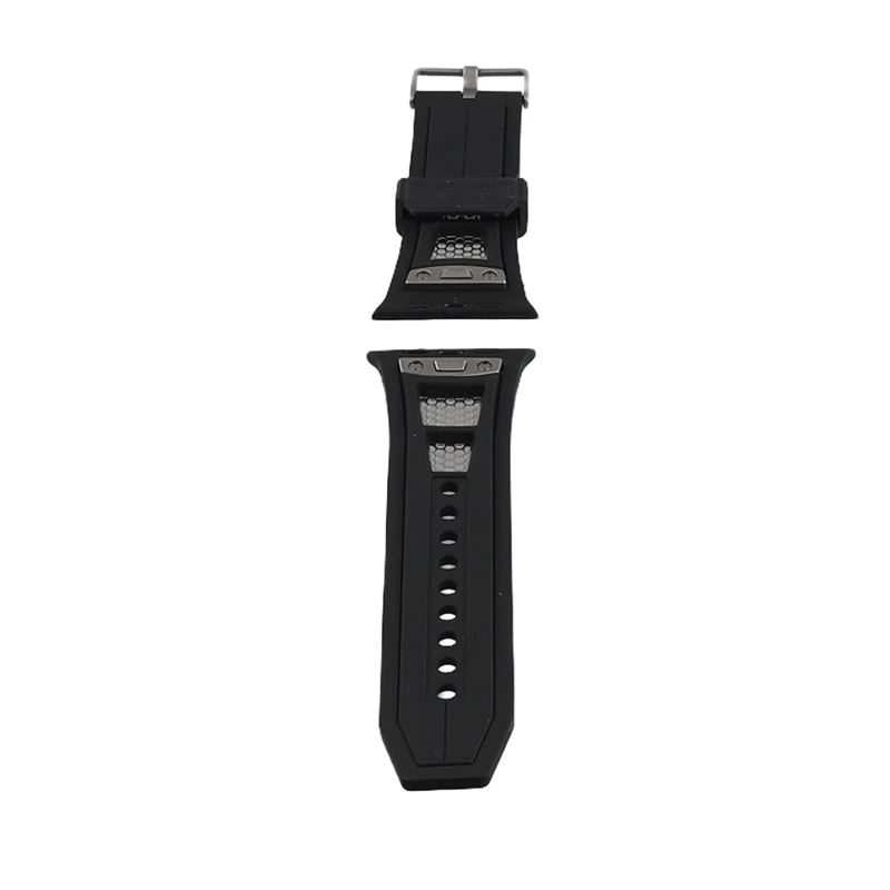

Strap For Apple Watch Band 49Mm Rubber Sport Bracelet Wristband Replacement Accessories