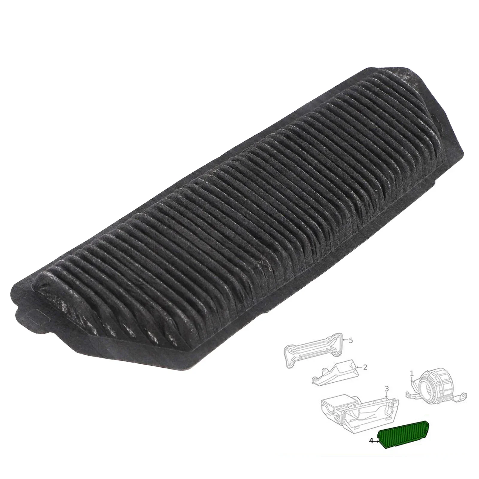 Car Air Filter Screen Air Filter Screen ABS Black For Toyota G92DH-45010 HV Battery Air Filter Screen Practical