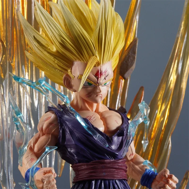 Figurine Dragon Ball Super Saisuperb Son Gohan en PVC de 38cm, Jouet à Collectionner avec Effet Spécial