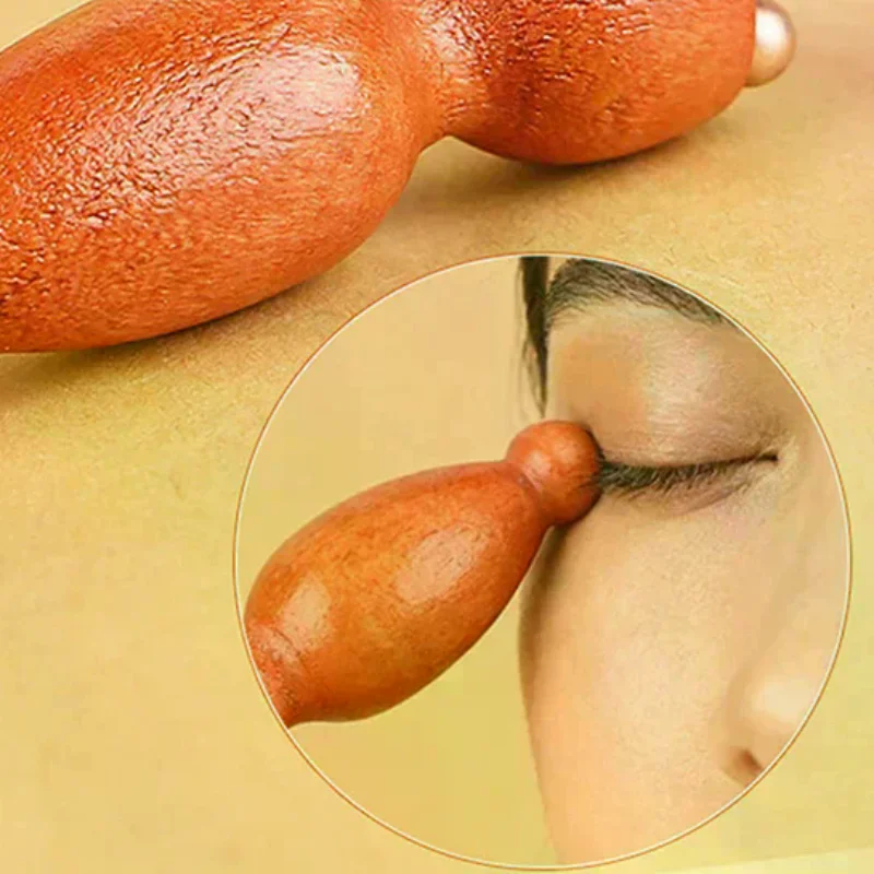 

Lotus Seedpod Shape Massager Facial Physiotherapy Tool Sandalwood Face Eye Massage Tools Gua Sha Face Skin Care Massage Sticks