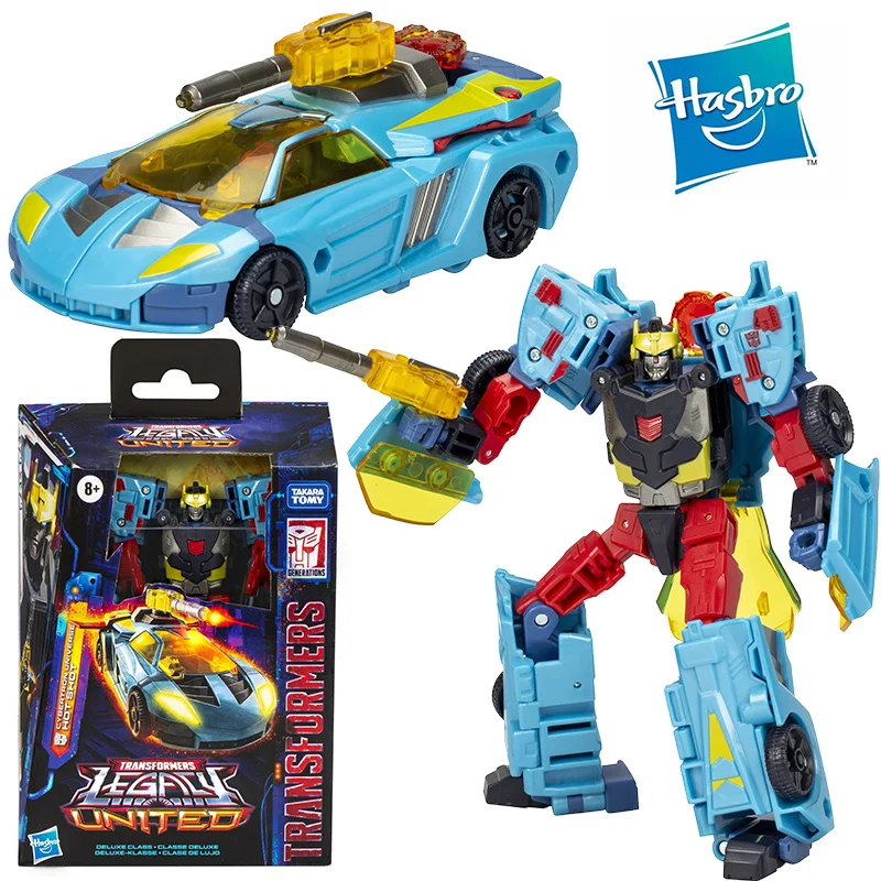 

Фигурка трансформера Hasbro Legacy United Cybertron Universe Hot Shot 12 см класса люкс, Оригинальная фигурка, модель, игрушка, подарок, коллекция