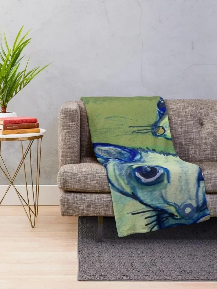 Brushtail Possum (Trichosurus vulpecula) Throw Blanket