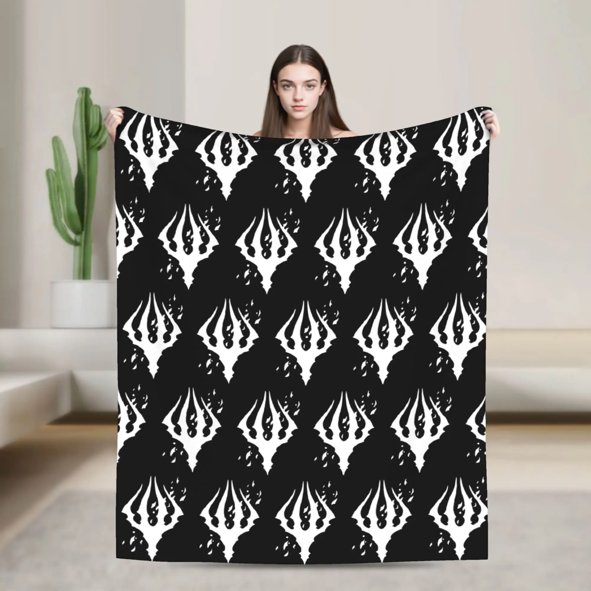 

K-Knights Blanket Flannel King's Brand Super Soft Throw Blankets for Outdoor Travel Bedspread