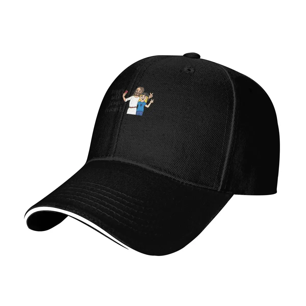 Drippy With Jesus Podcast Baseball Cap Sun Protection UPF 50+ Breathable Mesh Back Adjustable Buckle Closure