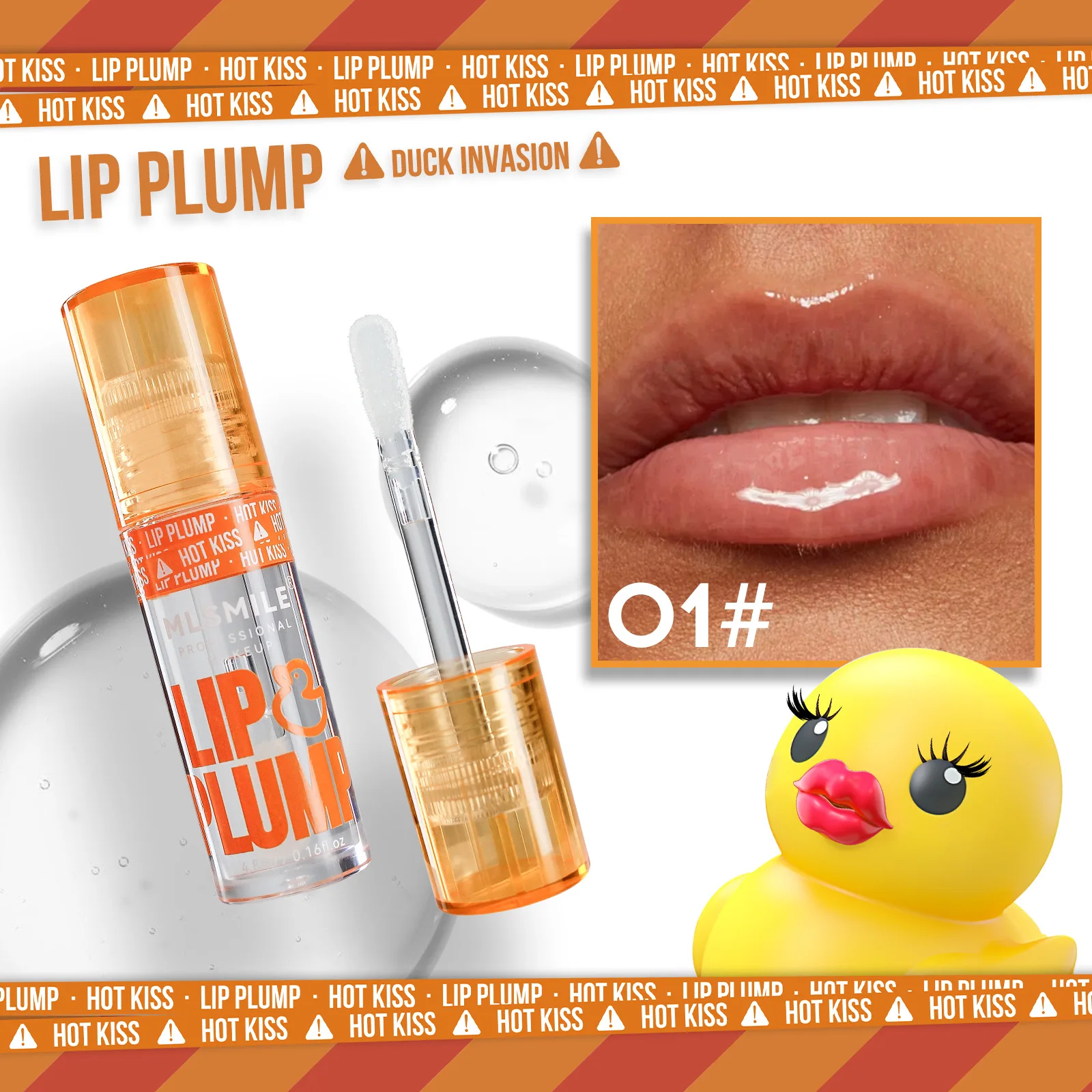 6-Colors Lip Balm Lipstick Watery Crystal Clear Lip Oil Moisturizing and Smoothing Jelly Pout Lip Gloss Plump Lips Make Up