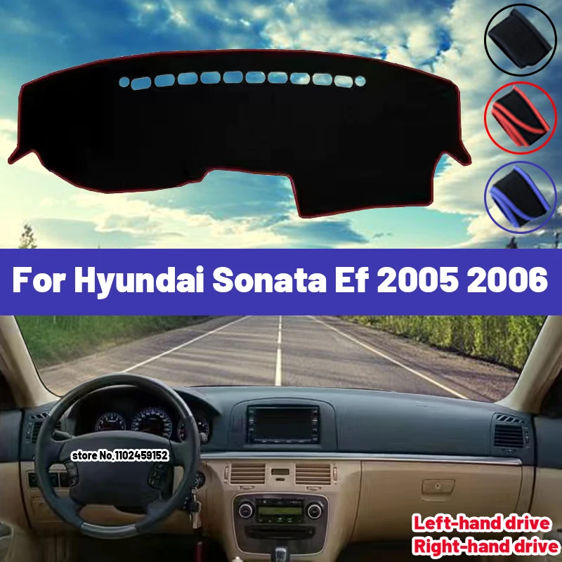 High Quality For Hyundai Sonata Ef 2005 2006 Car Dashboard Cover Mat Sun Shade Avoid Light Pad Carpets Anti-UV Interior