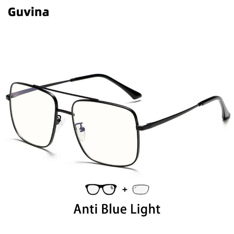 

Brand Anti Blue Light Glasses Work Eye Protection Gaming Glasses Anti Fatigue Fashion Phone Eyeglasses Light Yellow Lenses Men