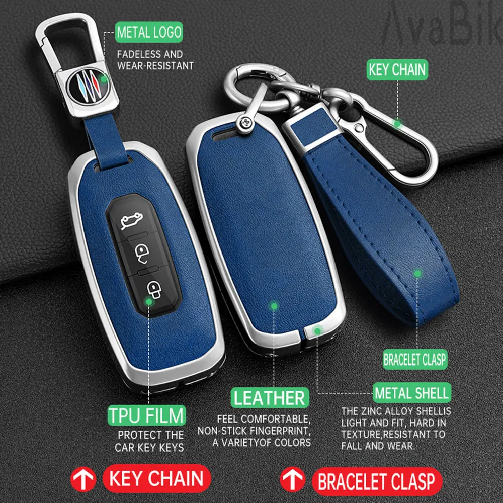 

Car remote control Key Metal Protective Case For Jiangling Ford collar car collar s plus modified Classic Focus buckle bag