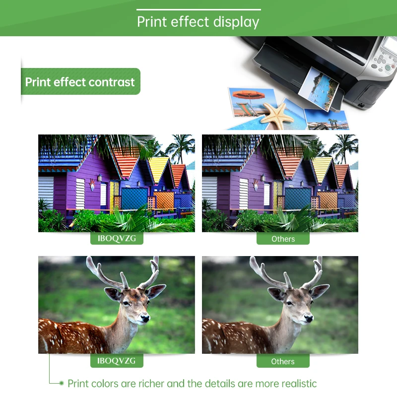 Cartucho de tinta IBOQVZG Compatible con Brother LC75 LC1240 LC1280 para Brother MFC J6510DW J6710 J6910DW J6710DW J430W J5910DW