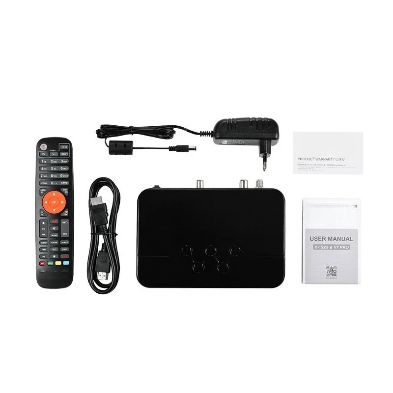 

V7PRO supports DVBT2/S2/S2X with network port V7plus upgrade