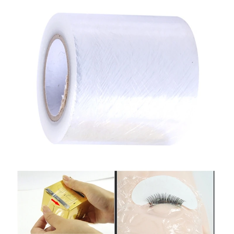 Q1QD 40MMx200M Clear Wrap Cover Preservative Film Film Permanent Makeup Eyebrow Beauty Supplies Tools