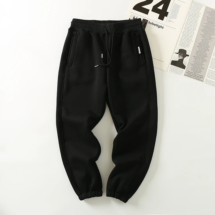

Men's Fce Lined Thiened Sweatpants Autumn Winter Loose Fit High Waist Long Pants Spor Casual Trousers No Tag Needed