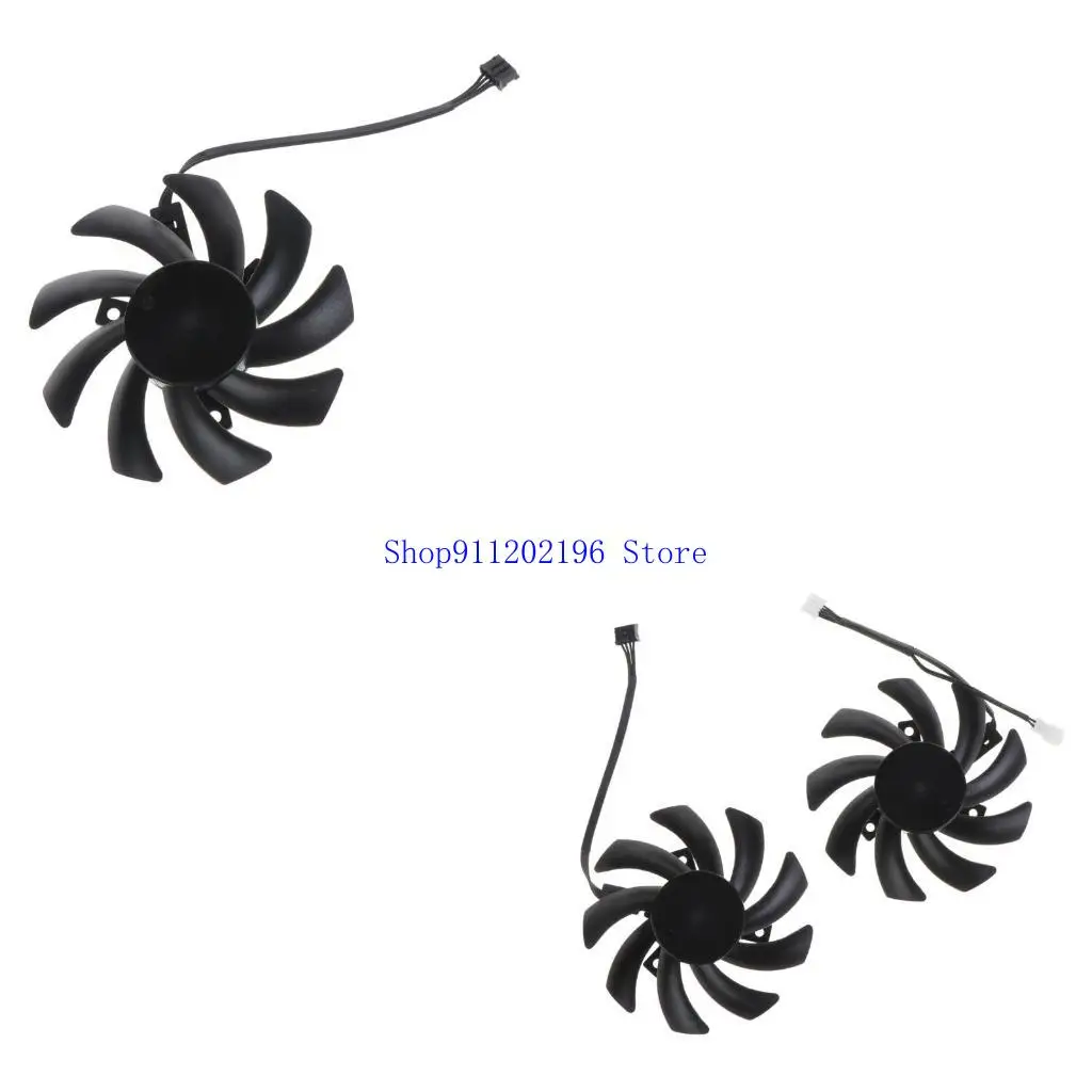 

P82A FDC10U12S9-C GPU 82 мм 4PIN Охлаждающий вентилятор RTX3060 RTX3060TI 3060.