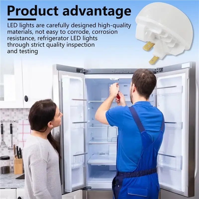 A38T-For W11602886 W11449273 Refrigerator LED Freezer Bulb Replacement
