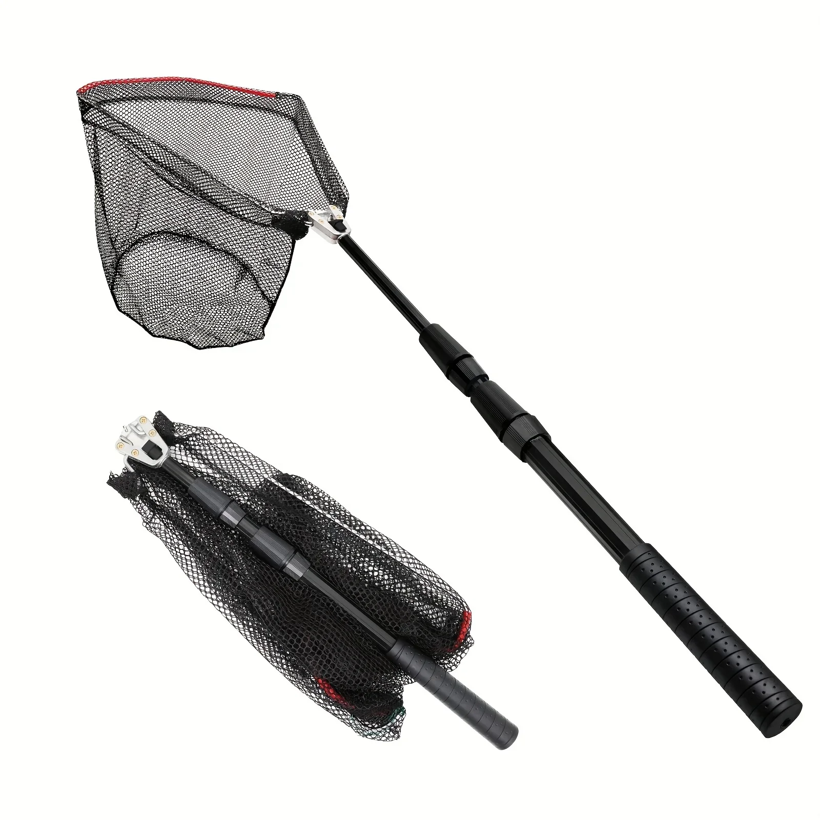 

Collapsible Telescopic Fishing Net: Sturdy Handle for Saltwater & Freshwater Fishing Tackle Accessories