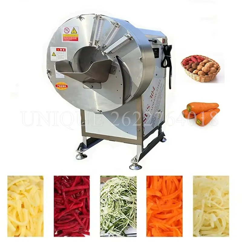 Máquina cortadora de verduras automática pequeña comercial de acero inoxidable, cortadora de verduras, zanahoria, patata, pepino y cebolla