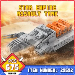 MOC-29592 Imperial Occupant Assault Tank Small Particle Education Block Toy Set For Boys Children Boyfriend Adult  GiftS