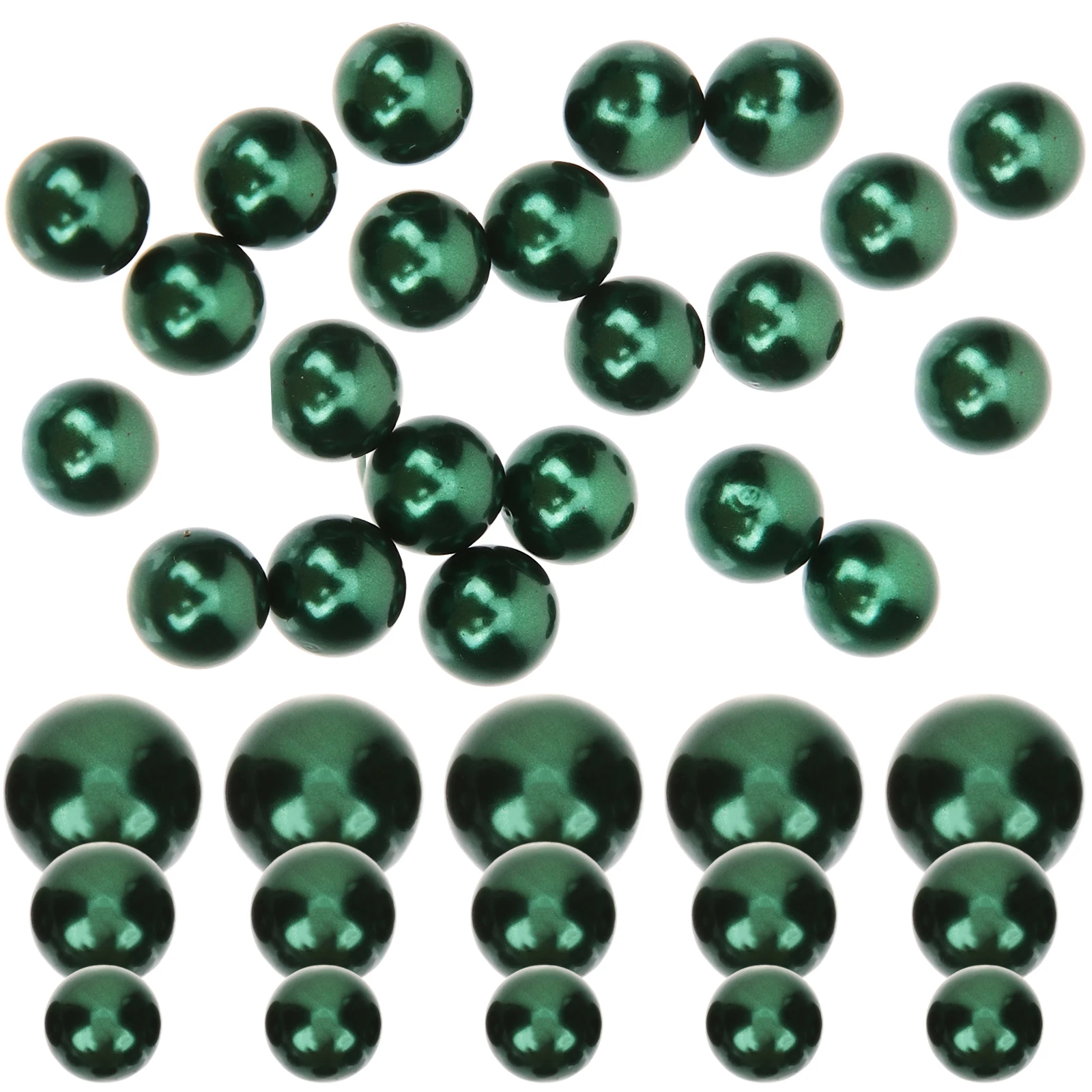 

1 set Pearl No Hole 6mm 8mm 10mm Olive Pearl Beads No Hole For Crafting Green Vase Filler Home Decor Artificial Jewelry Craft