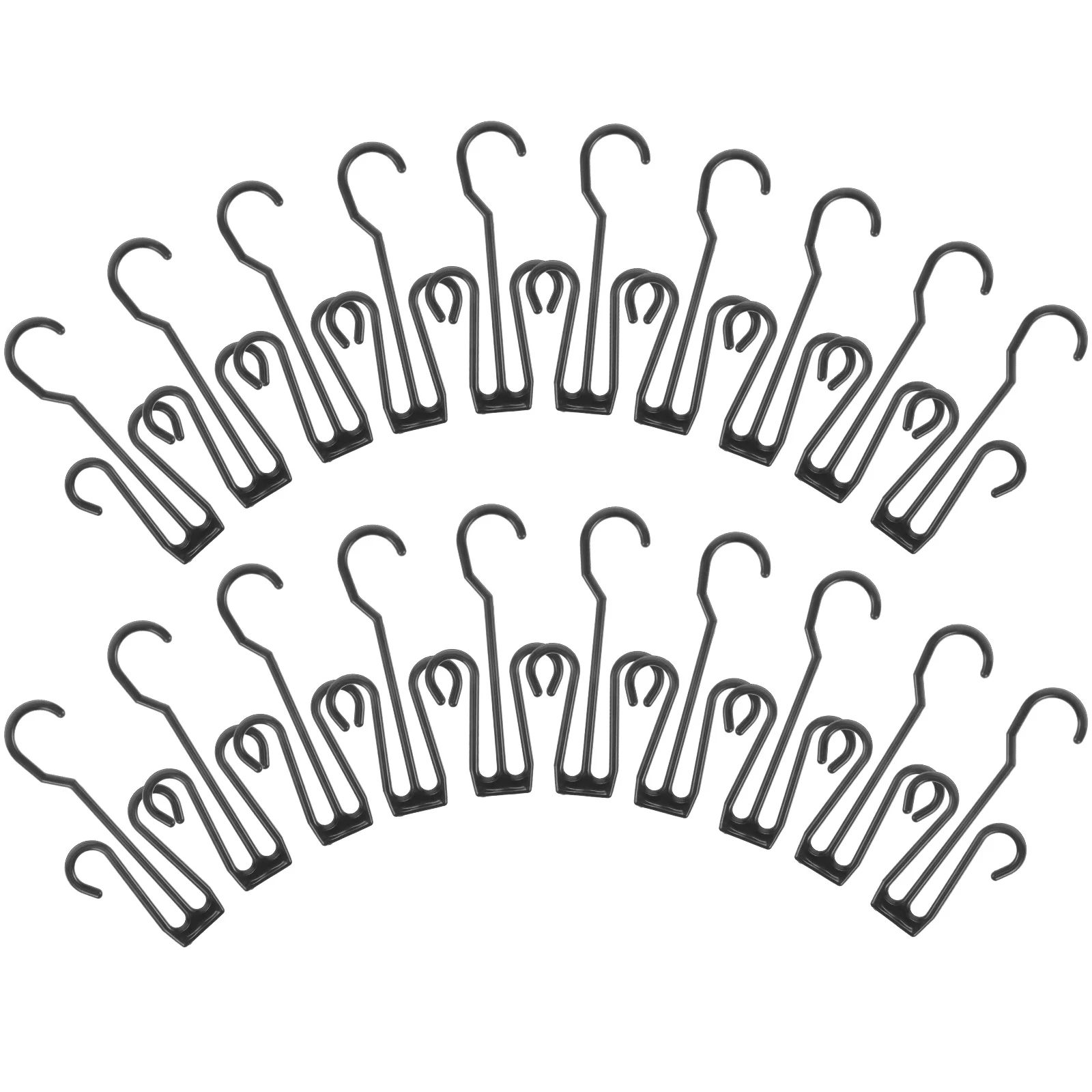 

20Pcs Shoe Storage Hooks Thickened Shoe Racks for Shoes Drying Rack Hanging Slipper Drying Rack Shoes Organizer