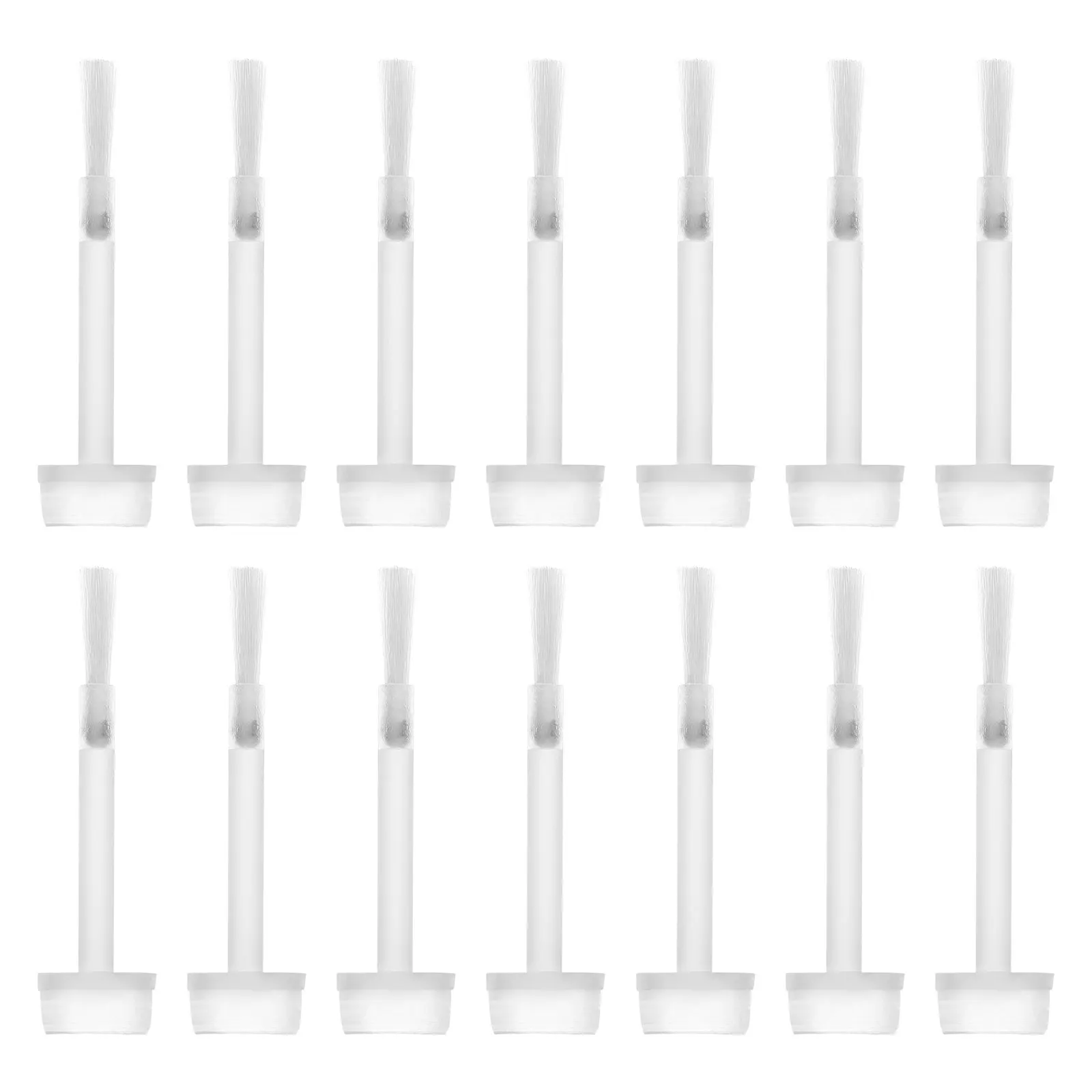 

200pcs Nail Brushes Soft Material Gentle Bristles Easy to Use Professional Personal Nail Art PE Nylon Safe Durable Reusable