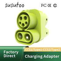 Adapter ccs1 to ccs2 electric car 250a ccs1 to ccs2 Adapter dc fast connector for electric car