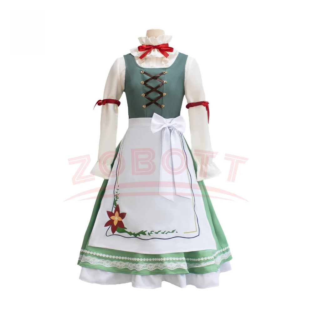 

Filen Cosplay Costume Anime Frieren: Beyond Journey's End Picnic Clothing Apron For Women Carnival Suit Halloween