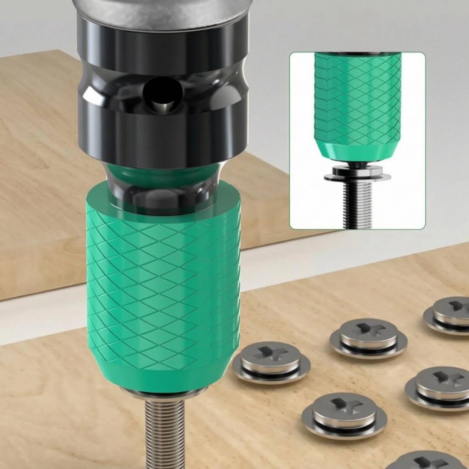 Power Drill Conversion Head Compact Telescopic Drill Adapter Impact Wrench Adapter Metal Tool Accessory Corrosion Resistant