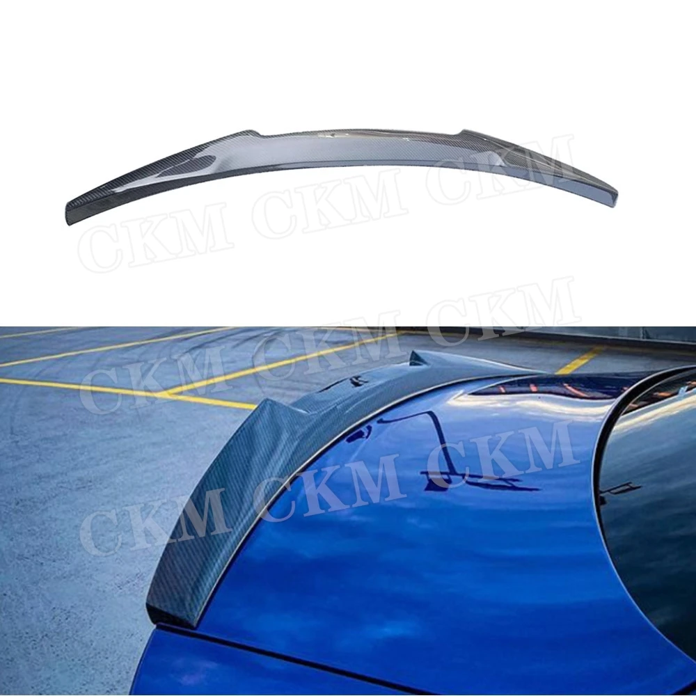 

Carbon Fiber Rear Boot Spoiler Body kits for Audi S5 B8 B8.5 Coupe 2 Door 2011+ FRP Rear Trunk Lip Spoiler Car Accessories