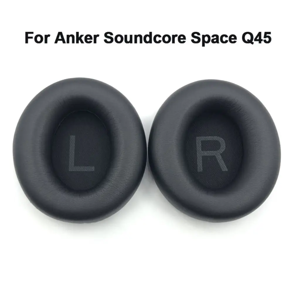 1 para białkowe nauszniki zestaw słuchawkowy wymienne nauszniki nauszniki akcesoria nauszniki zestaw słuchawkowy nauszniki dla Anker Soundcore Space Q45