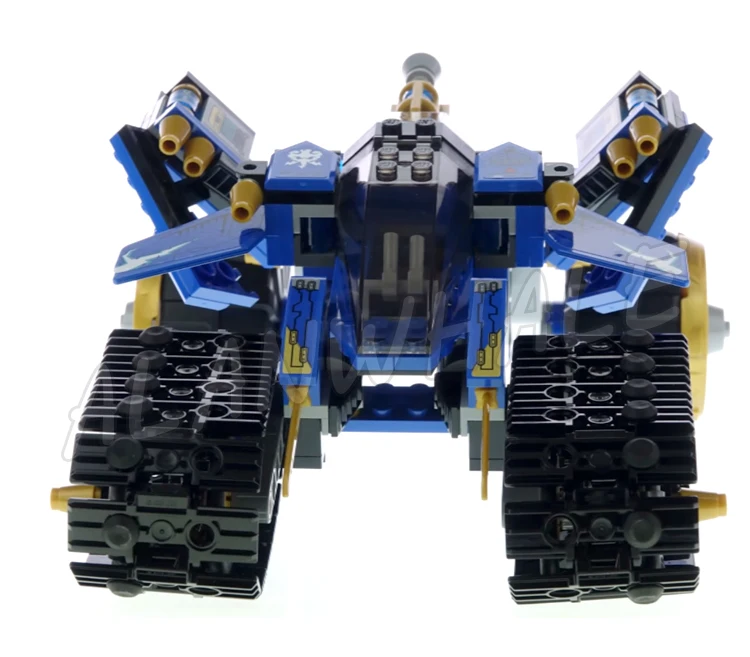 610pcs Shinobi Legacy Thunder Raider 2in1 Vehicle Nindroid Warrior Earth Mech 11493 Building Blocks toys Compatible With Model