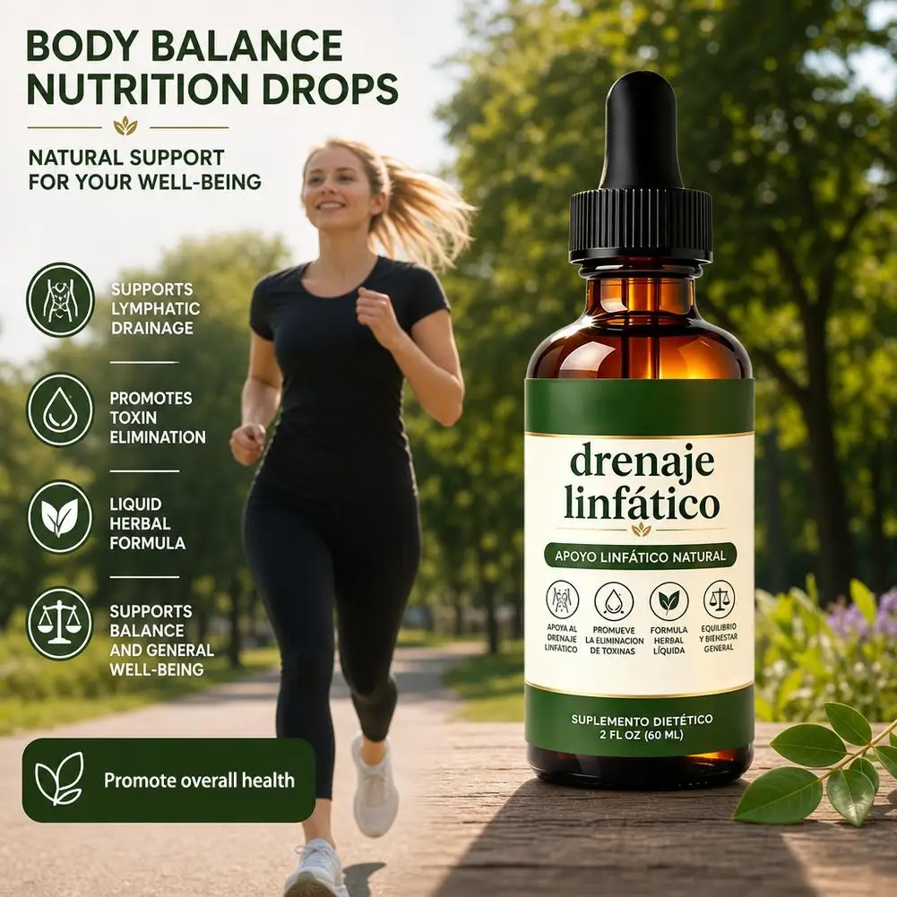 Natürliche Lymphdrainage-Tropfen 59/60ml, Nahrungsergänzungsmittel zur Körperbalance bei Flüssigkeitsretention & Schwellungen, Kräuterformel – Detail 3