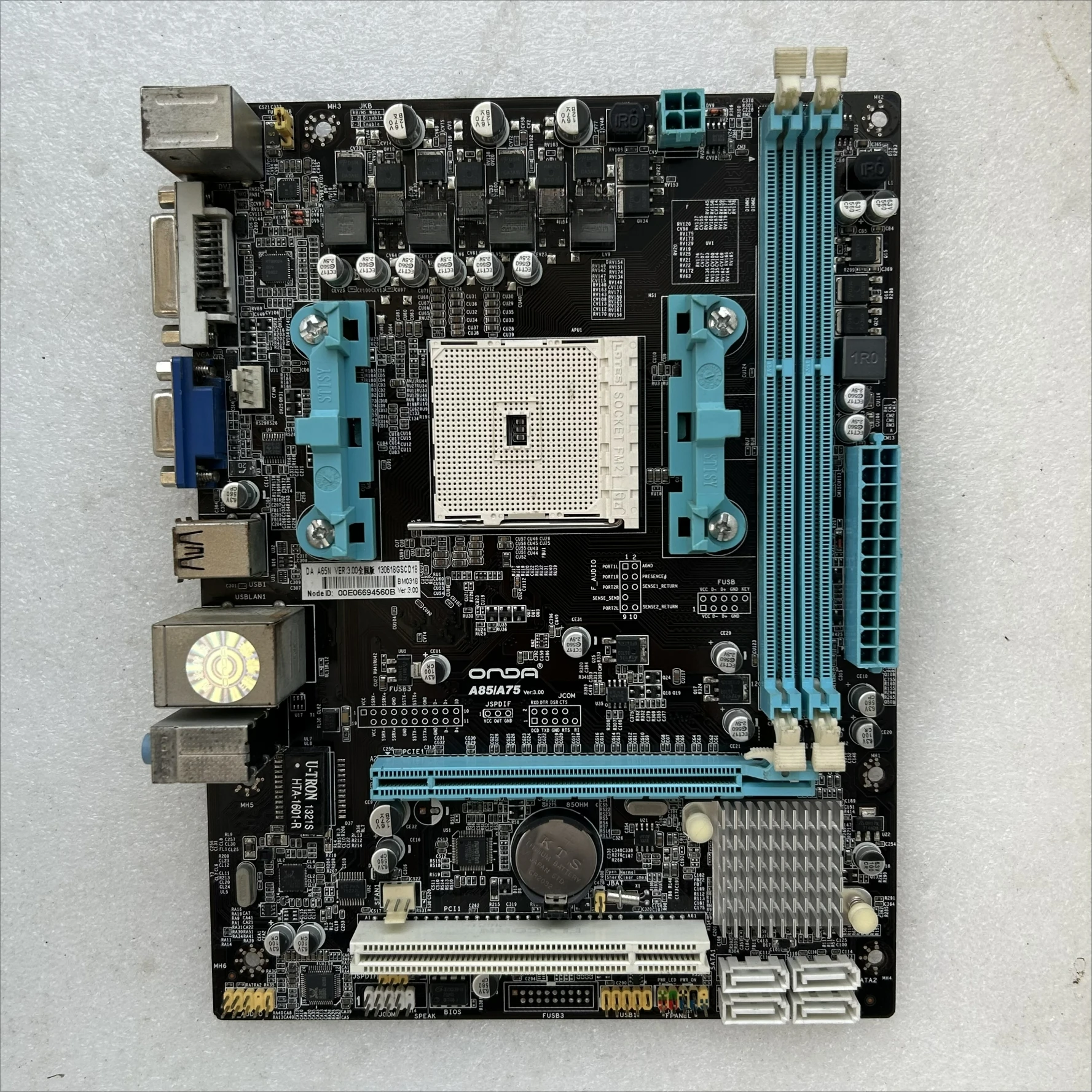 

For Onda A65N All Solid State DDR3 Computer FM2 Main Board DVI Integrated Small Board A85/A75