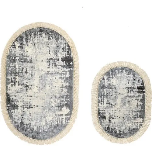 Land Of dowry Particle Oval Bath Mat Set 2 Li Anstrasit