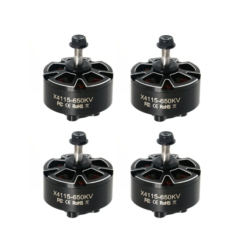 

4pcs/lot NEW 4115 X4115 400KV / 650KV 3-8S Brushless Motor Compatible 13/15/16inch Propeller for FPV RC Racing Drone Parts