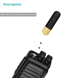 Mini SRH-805S 5CM SMA-F Female Dual Band Antenna 50OHM for BAOFENG UV-5R BF-888S Radio