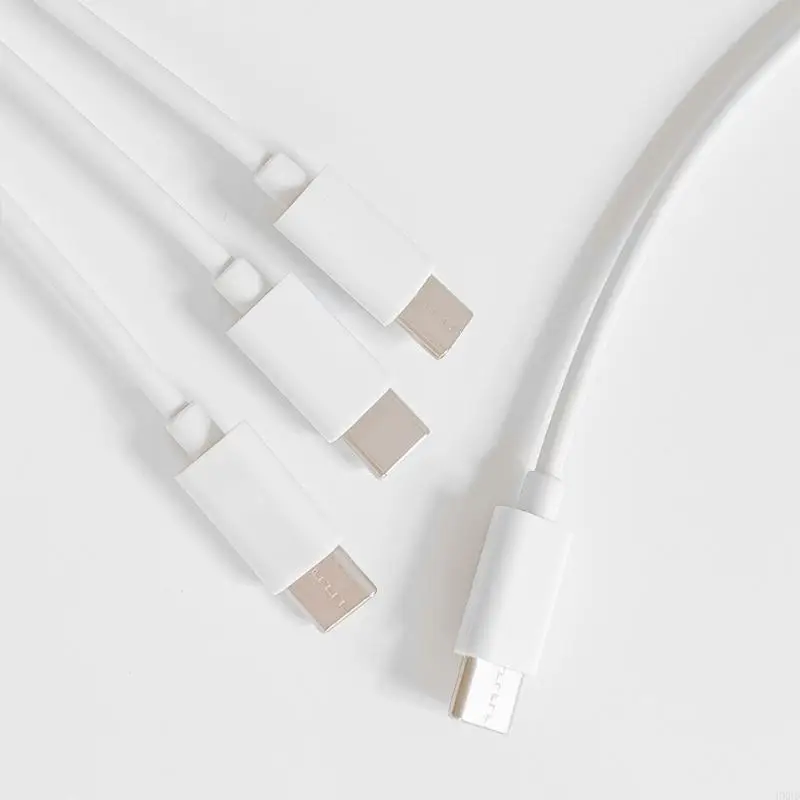 2025 NEW USB C Multi Charging Cable USB C Multi Cable 3 in 1 شحن محول الحبل مع كابل شاحن موصل C من النوع C للهاتف