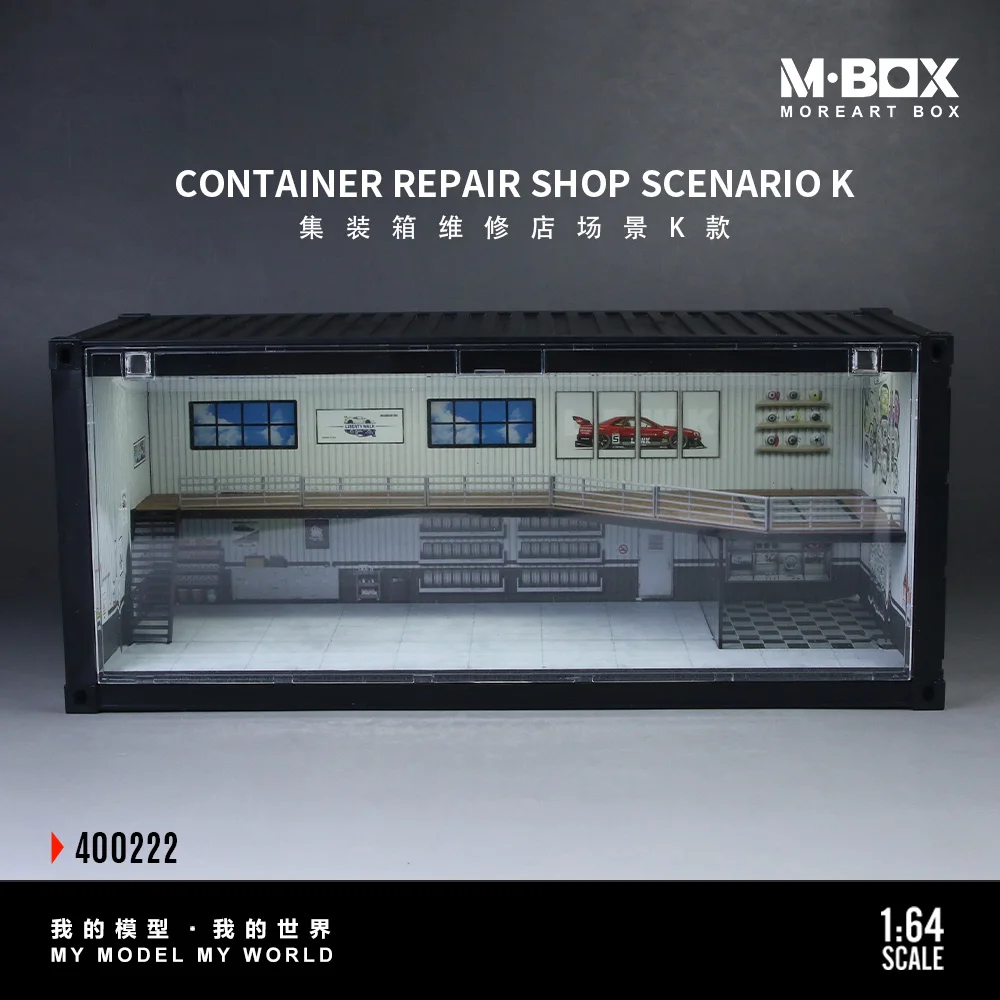 

MoreArt-MBOX Container Repair Shop Scene K, Lighting Diorama Model for Gift& Collection & Display