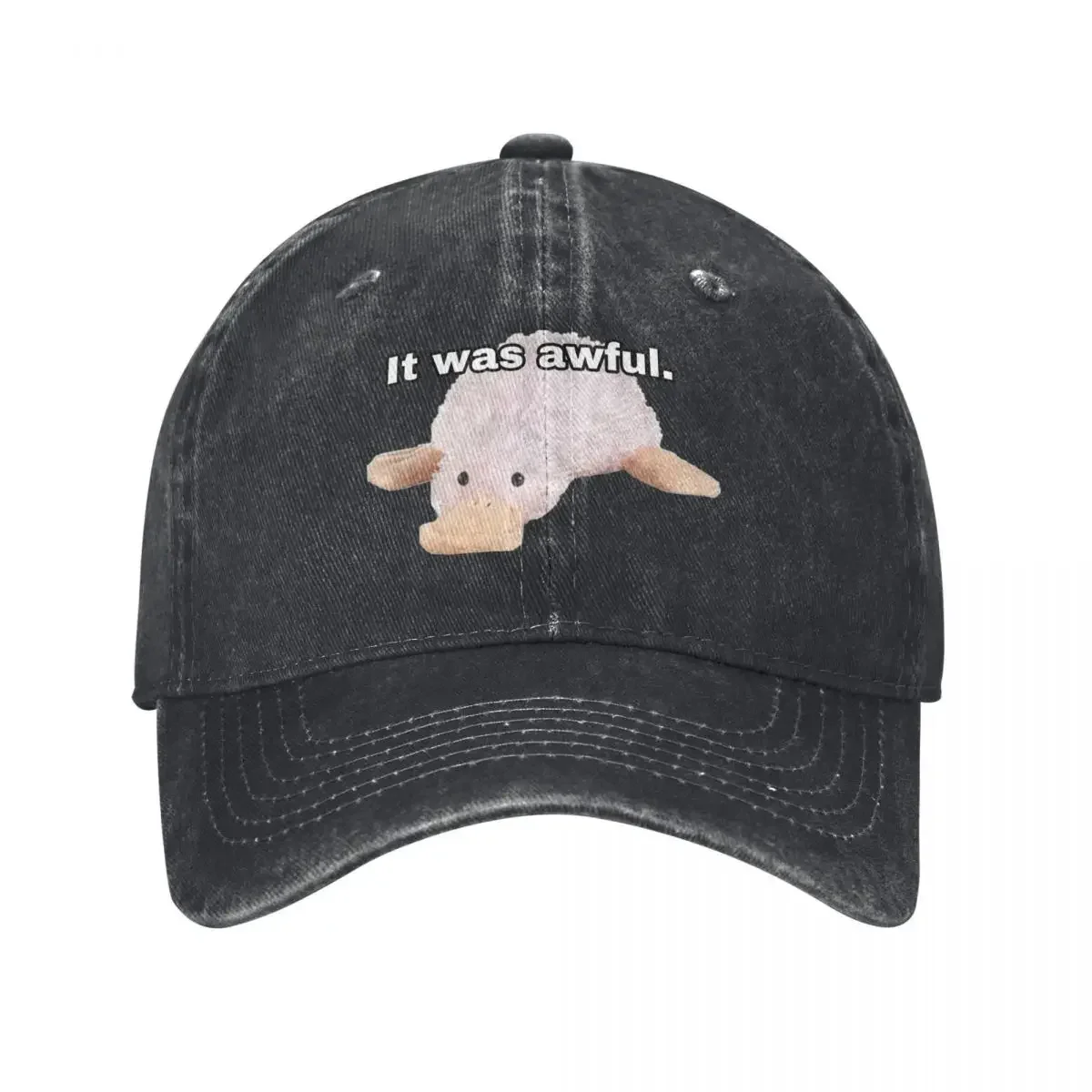 Webkinz waddles googles it was awful meme Baseball Cap Horse Hat Ball Cap Golf Women Men's