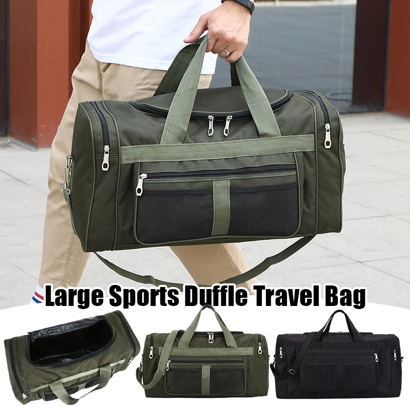 Large Travel Duffel Sports Holdall Bag Women Men Nylon Carry On Luggage Bag Large Capacity Weekender Gym Sport Overnight Pouches