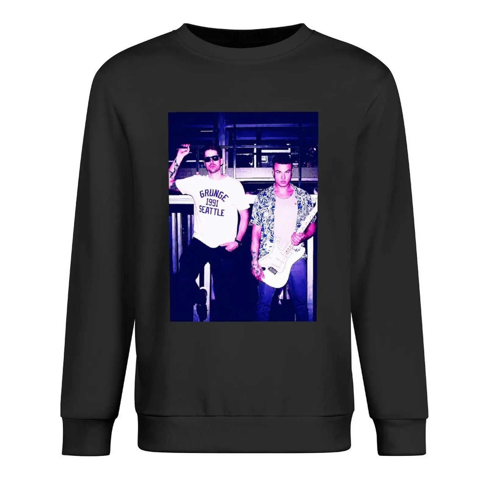 

SDP oil painting cyberpunk 2 Pullover men wear men's coat men's autumn clothes autumn new products men sweatshirt