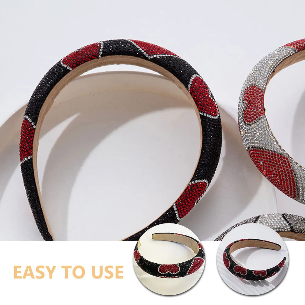 

Simple Heart Hair Accessory Minimalist Design Cute Pattern Trendy Elegant Decorative Headband for Women Girls Wedding Party