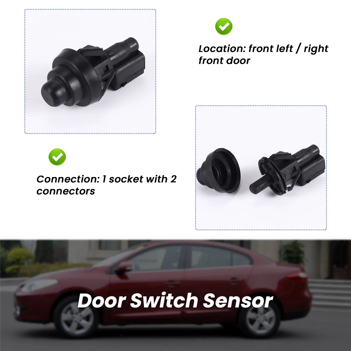 Door Switch Ceiling Light Sensor for renault megane clio 2 scenic 7700427640
