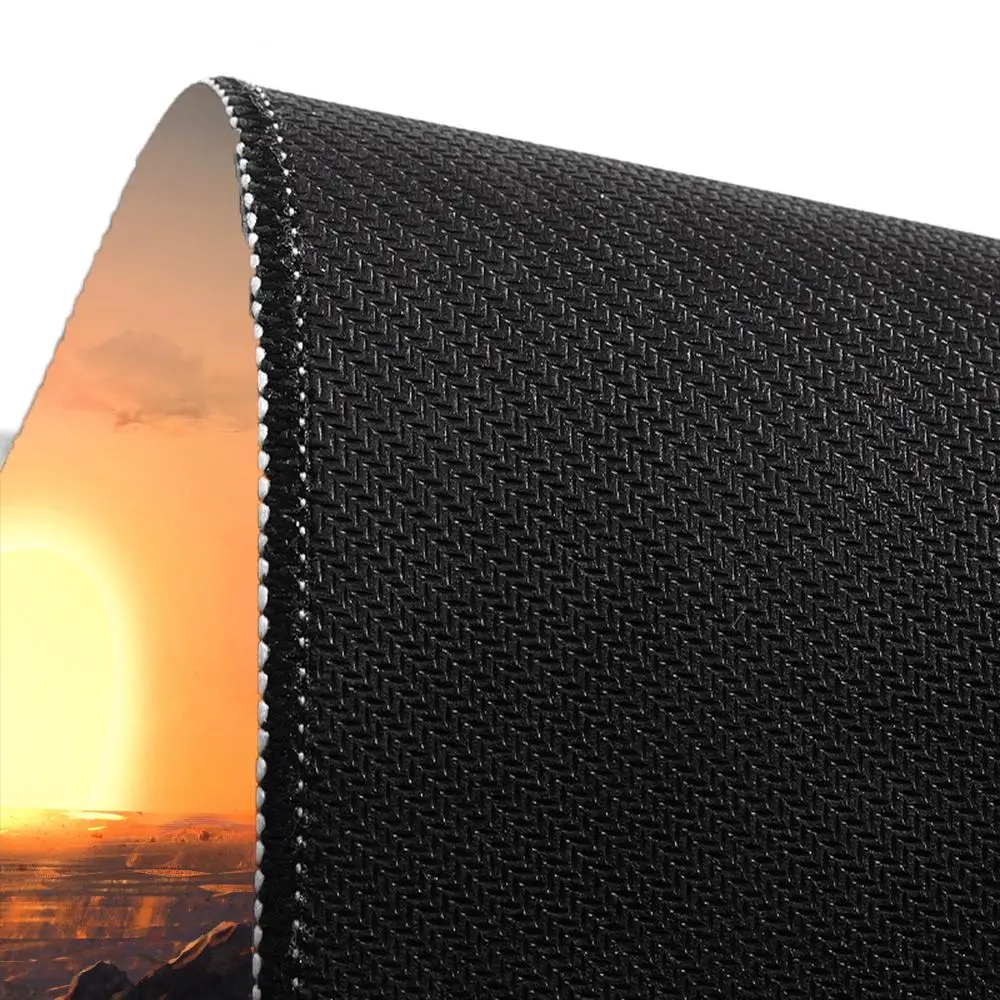 Starfield Mousepad Alas Mouse Gaming Besar LockEdge Alas Meja Keyboard Komputer Tebal